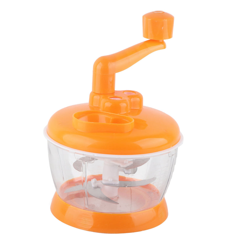 Manual Vegetable Grinder PP Stainless Steel Food Grade Compact Portable Food Vegetable Grinder for Kitchen Restaurant 6 Blades - Otaj Gifts