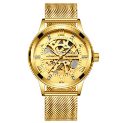 Men's Automatic Mechanical Watch Luminous Simple Fashion Trend - Otaj Gifts