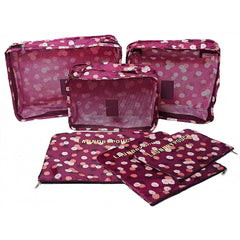 Travel Bag Organizer Kit Travel Bag Necessaire 6 Pieces - Otaj Gifts