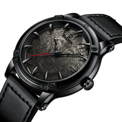 Men's Solid Color Casual Belt Quartz Watch - Otaj Gifts