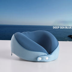Travel Pillow, Memory Foam Neck Pillow For Traveling, U Shape Neck Pillow Airplane Portable Flight Pillow Travel Kit For Plane Train Car Home Office - Otaj Gifts