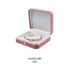 Wedding Jewelry Octagon Proposal Diamond Ring Necklace Stud Earrings Storage Box - Otaj Gifts