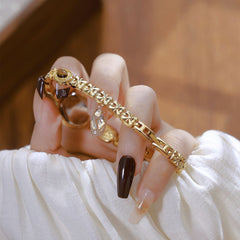Natural Tigereye Maillard Advanced Chain Watch - Otaj Gifts