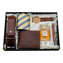 Cross-border Watch Gift Box Holiday Birthday Gift Practical Simple Men's Large Dial Watch Gift Suit - Otaj Gifts