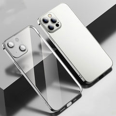 All-inclusive Electroplating Transparent TPU Comes With Lens Protector Phone Case - Otaj Gifts