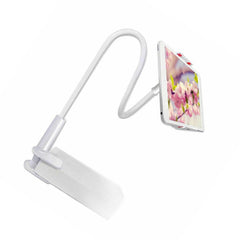 27 Inch Flexible Gooseneck Tablet & Phone Stand Cell Phone Holder with Adjustable Mount and 3 inch Screw-Type Clamp for Desk / Bed / Kitchen Compatible with 4 inch to 10.6 inch Phones/Tablets - Otaj Gifts