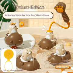 Infant Electric Rotating Bear Water Spray Shower Baby's Bathroom Floating Animal Bath Toys - Otaj Gifts