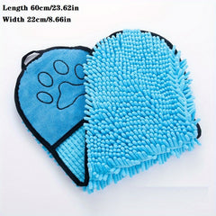Absorbent Dog Towel, Microfiber Quick Drying Towel Machine Washable With Hand Pockets Pet Towel For Medium Large Dog Super Absorbent Pet Towel Quickly Dry Your Dog Or Cat After Bath Time - Otaj Gifts