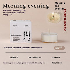 Xiangli Tibetan Poetry Aromatherapy Candle Gift Box Fragrance Wedding Tealight Hand Gift Birthday Lover Christmas Gift - Otaj Gifts