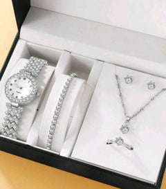 Diamond Women Watches Luxury Fashion Rhinestone Quartz Bracelet Wrist Watch For Women - Otaj Gifts