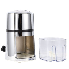 Manual Ice Crusher Commercial Household Portable Shaved Ice Crusher with Stainless Steel Blade - Otaj Gifts