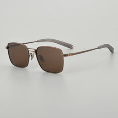 Pure Titanium Square Frame Double Beam Fashion Myopia Glasses For Men - Otaj Gifts
