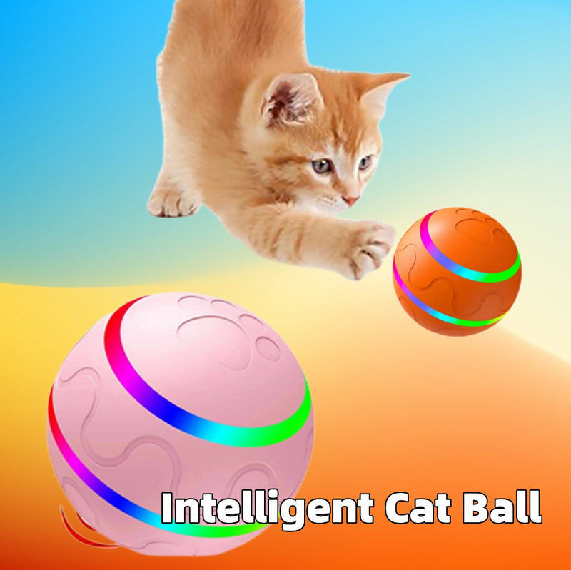 Pet New Cat Wicked Ball Toy Intelligent Ball USB Cat Toys Self Rotating Ball Automatic Rotation Ball - Otaj Gifts