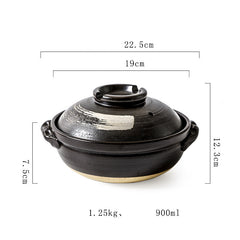 Stew Pot Soup Household Ceramic Gas Clay Pot Rice Casserole - Otaj Gifts