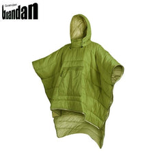 Outdoor Cloak Sleeping Bag Camping Wearable Cold-proof Warm Cape Shawl Blanket - Otaj Gifts