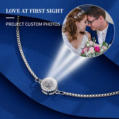 Projection Handpiece Color Picture Photo Nano I Love You Bracelet - Otaj Gifts