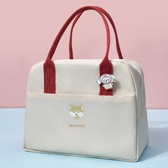 Macaron Color Large-capacity Heat Preservation And Fresh-keeping Portable Lunch Bag - Otaj Gifts
