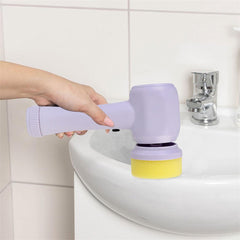 Electric Cleaning Brush 4 In 1 Spinning Scrubber Handheld Electric Cordless Cleaning Brush Portable - Otaj Gifts