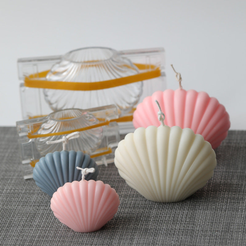 Shell Candle Mould Homemade Aromatherapy Candle - Otaj Gifts