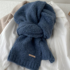 Wool Blended Korean Style Fashionable Student High-grade Knitted - Otaj Gifts