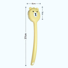 Bath Brush Soft Fur Long Handle Strong - Otaj Gifts