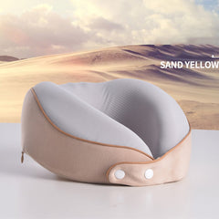 Travel Pillow, Memory Foam Neck Pillow For Traveling, U Shape Neck Pillow Airplane Portable Flight Pillow Travel Kit For Plane Train Car Home Office - Otaj Gifts