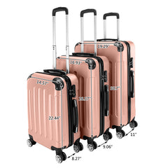 3-in-1 Portable ABS Trolley Case - Otaj Gifts