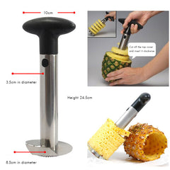 Stainless Steel Pineapple Grater Cutter Kitchen Gadget Fruit Peeler Corer Grater Kitchen Tools - Otaj Gifts