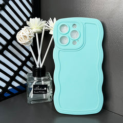 Solid Color Big Wave Suitable For Phone Case Solid Color Drop-resistant Soft Shell - Otaj Gifts