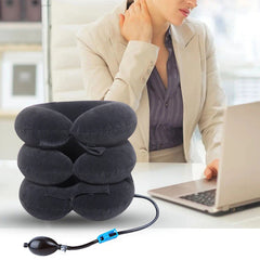 Neck Support Cushion Inflatable Air Cervical Neck Traction Device Body Relaxing Tractor Support Massage NECK Pillow - Otaj Gifts