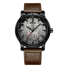 Men's Solid Color Casual Belt Quartz Watch - Otaj Gifts