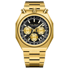 Men's Steel Belt Retro Multifunction Quartz Watch - Otaj Gifts