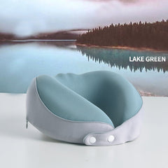Travel Pillow, Memory Foam Neck Pillow For Traveling, U Shape Neck Pillow Airplane Portable Flight Pillow Travel Kit For Plane Train Car Home Office - Otaj Gifts