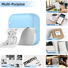Student Mini Thermal Label Printer - Otaj Gifts