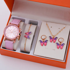 Ladies Graduated Belt Watch Jewelry Set - Otaj Gifts
