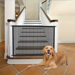 Pet Isolation Mesh No Drilling Safety Fences Net Portable Dog Cat Stair Door - Otaj Gifts