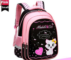 Kids School Cute Cat Print Backpack - Otaj Gifts