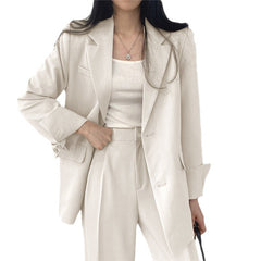 Women's Fashion L Korean Style Leisure Suit Trousers Suit - Otaj Gifts