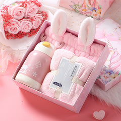 New Birthday Gift Girl Cup Towel Suit - Otaj Gifts