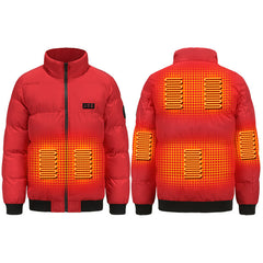 Outdoor Warm Heated Jacket Windproof Cotton Padded Clothes USB Heating Winter Keep Warm - Otaj Gifts
