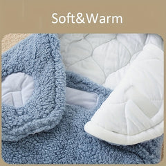 Super Soft Baby Sleeping Bag Fluffy Fleece Newborn Blanket Swaddle Blankets, Unisex Baby Wrap For Newborn Baby Boys Girls With Head-Protecting & Head-Supporting Function, Wearable Swaddle Sleep Sack - Otaj Gifts