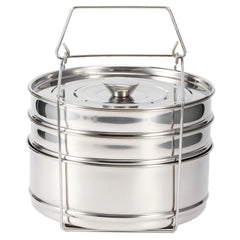 Stackable 3 Tier Stainless Steel Steamer Cooker Pot Set Cook Food Pressure Pot Accessories - Otaj Gifts