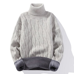 High Neck Velvet Thickening Thermal Sweater - Otaj Gifts