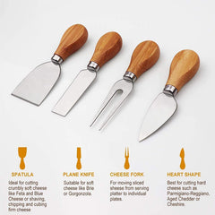 Cheese Board Western Tableware Knife And Fork Drawer Pizza Chopping Board Multifunctional - Otaj Gifts