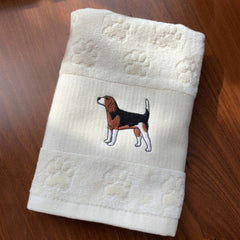 Dog Embroidery Water Absorbing Wash Towel - Otaj Gifts