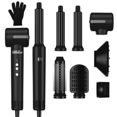 Blow Dryer Brush 7 In ONE, 110,000 RPM High-Speed Negative Ionic Hair Dryer With Diffuser Concentrator, Thermal Brush Hair Straightener Magic Styler, Volumizing Hair Styling Tools - Otaj Gifts