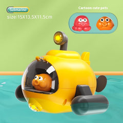 Water Toys Luminous Catapult Submarine Bath Toys - Otaj Gifts