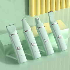 4X Professional Pet Dog Cat Clippers Hair Grooming Cordless Trimmer Shaver Kit - Otaj Gifts