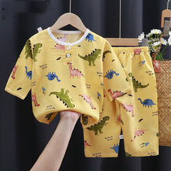 Summer Clothes Cotton Silk Air-conditioning Clothes Baby Clothes - Otaj Gifts